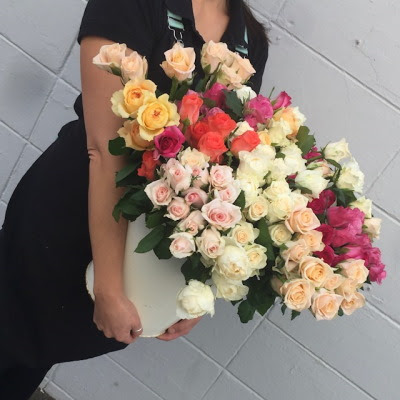 Large Australian rose arrangements