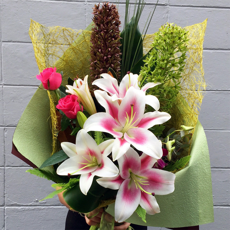 Lillies and fresh bunch - Burleigh-Waters-florist
